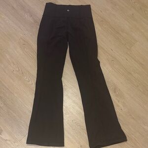 Lululemon Athletica Black Flare Leggings, size 6